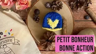 TRICOTER UN PETIT BONNET POUR UNE BONNE ACTION - Tuto Tricot - Triple L de Mag