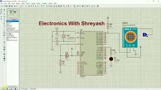 MQ3 Gas Sensor Interfacing with 89C52 | Simulation | Alcohol, Benzine, CH4, Hexane, LPG