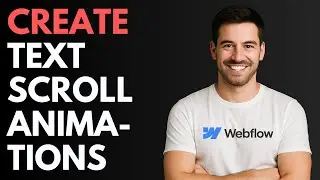 Как создать анимацию прокрутки текста в Webflow [КРАТКОЕ РУКОВОДСТВО]