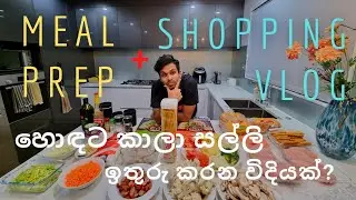 Meal Prep & Shopping Vlog in New Zealand [English/සිංහල​] | Sinhala Vlog
