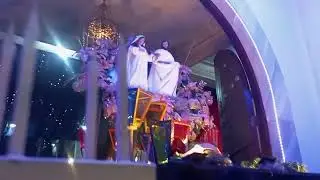 Salida del cortejo procesional de la posada de Santa Catarina Pinula. 23 de diciembre de 2025.