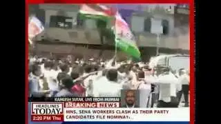 Shiv Sena, MNS workers clash in South Mumbai