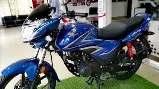 Honda Shine 125 BS6 | Athletic Blue Metallic | Walkaround Review, Features, Price, Specs