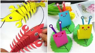 10+ Easy Paper Craft Ideas for you |Animal Craft | Insect Craft| Quick & Easy Crafts DIY