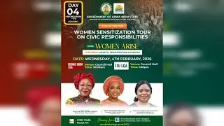 #Live:Women's Sensitization Tour on Civic Responsibilities in Itu LGA | Theme: Women Arise.