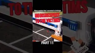 Plane crashes that i recreated in brickrigs part 11 #brickrigs