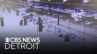 Officials discuss investigation into vehicle crash at McNamara Terminal