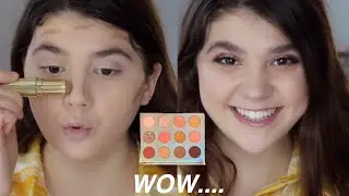 OKAY COLOURPOP... COLOURPOP SWEET TALK EYESHADOW PALETTE REVIEW 🧡💛| Chloe D'Andrea