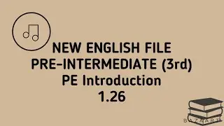 NEF pre-Intermediate PE 1.26