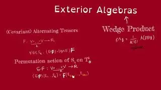 Exterior Algebra (part 1) Alternating Tensors