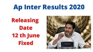 Ap inter Results 2020 Date Fixed