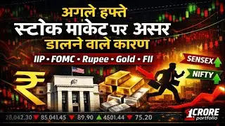 Indian Stock Market Next Week | IIP Data, FOMC Minutes, Rupee, Gold & FII Triggers