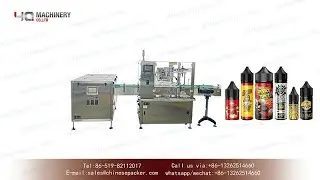 60ml V3 bottle sorting filling and capping machines|YQ machinery chubby gorilla monoblock filler
