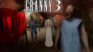 GRANNY 3   MODE 🔑 | How To Escape  From Granny house  by DOOR   TRAIN TIPS AND TRICKS✨✨👍