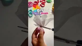 Create AMAZING Holi Prank Bomb with Tissue in 5 Min | Holi Prank #wastematerialcraft #holi #shorts
