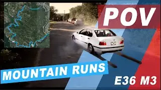 E36 M3 Mountain Driving POV Lime Creek
