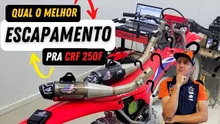 QUAL O MELHOR ESCAPAMENTO PRA CRF 250F?? - TESTE DE ESCAPES FEITO EM 3 MOTOS!!