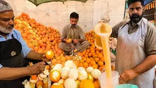 Refreshing Orange Juice Live Making 🍊Energy Booster Mosambi Sharbat | Citrus Street Food Pakistan