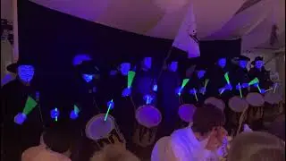 Schwarzlichtauftritt bei Hochzeit 2022