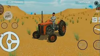 Tractor driving master Village Rood - Loding Tractor working Transport - Best Driving Test 