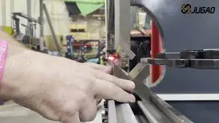 Different opening of V die affects the inside radius-bending one a press brake