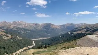 At Loveland Pass in Colorado