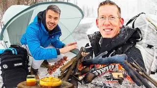 Kint aludtam az ERDŐ közepén -10 FOKBAN!