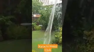 Raining Karachi Press Club #karachipressclub