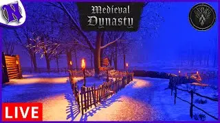 🔴LIVE   20 Years and 199 Villagers | MEDIEVAL DYNASTY LETS PLAY / GAMEPLAY Ep76