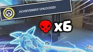 How To Hexakill With Ana Boost EVERY Time - Overwatch Epic Moments #6