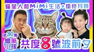 貓星人和MiMi生活｜阿波羅大家食咩味？|8號風球紀錄