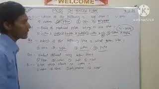 MCQ'S on Textile Fibre... Recap of previous videos##FIBRE SCIENCE