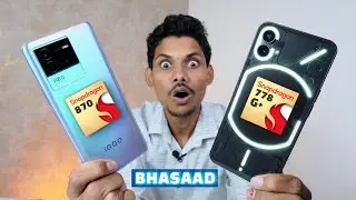 Nothing Os 🤐 Nothing Phone 1 Vs IQOO Neo 6 Speed Test {Sd 778G+ Vs Sd 870} | Wow Ram Management