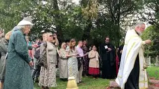 Apr 23 2023 Панихида по о Серафиму Слободскому и н. п. Наталии Покровский приход Ново-Дивеево Nanuet