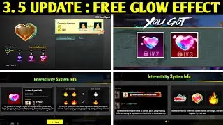 😍GET FREE 3 GLOW EFFECT TOKEN IN BGMI & PUBGM | INTERACTIVITY SYSTEM INFO EVENT EXPLAINED