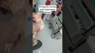 Philippine money and Indonesian money #money #indonesian #philippine #shortvideo #shorts #shortsfeed
