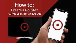 Use the pointer to show touches and tap gestures on your iPhone