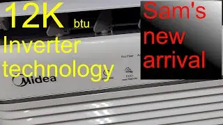 300 долларов. Оконный инверторный кондиционер Midea мощностью 12 000 BTU #лучший оконный кондиционер