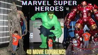 Marvel Hall of Heroes 4D at New York city | Madame Tussauds | Marvel Super Heroes| Arhab's World