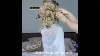 #Shorts #weddingupdo #bridalupdo #romanticupdo