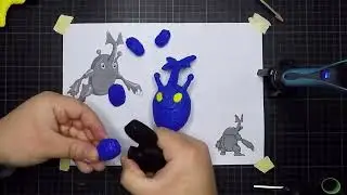 Heracross made with 3D Pen | Pokemon Skaraborn