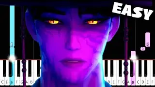 Your Idol (KPop Demon Hunters) - EASY Piano Tutorial