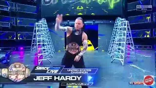 Jeff Hardy Entrance Vs Shinshuke Nakamura at Smackdown live