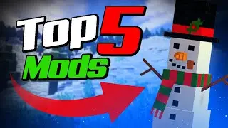 TOP 5 Mejores MODS de NAVIDAD para MINECRAFT 1.16.5 ❄️Mods Navide&ntilde;os!!!