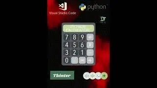 6. Calculator With Tkinter Python #codingproject  #learningpython #pythonprogramming #techjourney