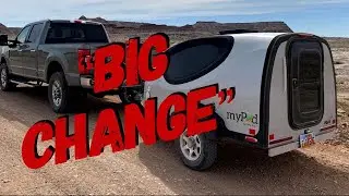 Camping in Tiny Trailer