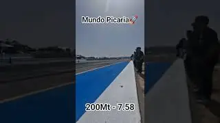 Mundo da Picaria 🚀Drag Race 200Mt-Tempo 7.58 Tesla P100DL🆚Volkswagen #mundodapicaria #p100d #tesla