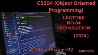 CS304 (Object Oriented Programming) | Lecture No.04 | MCQs Base |Short Lecture |Way to Success #exam