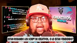 PROGRAMADOR DE CREATIVOSRP ES ACUSADO DE VENDER LOS SCRIPT DEL SERVIDOR 😱