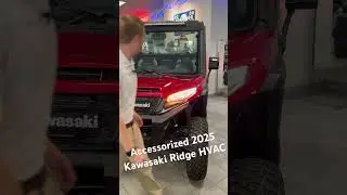 Accessorized 2025 Kawasaki Ridge HVAC